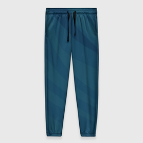 Женские брюки 3D с принтом Сине зеленый плавные полосы , полиэстер 100% | прямой крой, два кармана без застежек по бокам, с мягкой трикотажной резинкой на поясе и по низу штанин. В поясе для дополнительного комфорта — широкие завязки | 