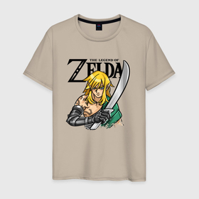 Мужская футболка хлопок с принтом The Legend of Zelda   Tears of the Kingdom , 100% хлопок | прямой крой, круглый вырез горловины, длина до линии бедер, слегка спущенное плечо. | 