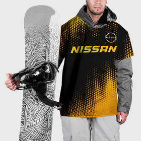 Накидка на куртку 3D с принтом Nissan   gold gradient: символ сверху , 100% полиэстер |  | Тематика изображения на принте: 