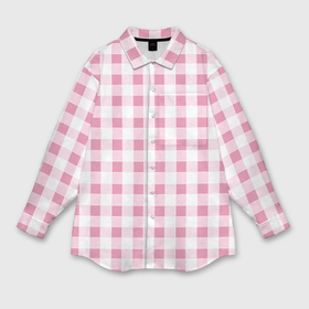 Мужская рубашка oversize 3D с принтом Барби розовый: клетка в Екатеринбурге,  |  | Тематика изображения на принте: 