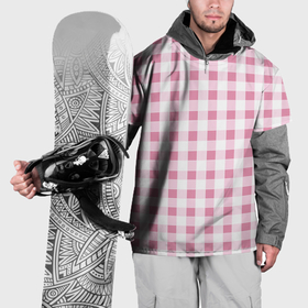 Накидка на куртку 3D с принтом Барби розовый: клетка в Кировске, 100% полиэстер |  | 