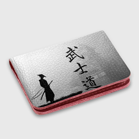 Картхолдер с принтом с принтом Бусидо   кодекс самурая   Япония в Санкт-Петербурге, натуральная матовая кожа | размер 7,3 х 10 см; кардхолдер имеет 4 кармана для карт; | 