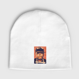 Мужская шапка демисезонная с принтом 50 Cent get rich в Тюмени,  |  | Тематика изображения на принте: 
