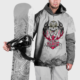 Накидка на куртку 3D с принтом Amon Amarth first kill в Белгороде, 100% полиэстер |  | 