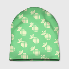 Шапка 3D Ананасовый мир: в Ухте, 100% полиэстер | универсальный размер, печать по всей поверхности изделия |
