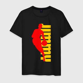 Мужская футболка хлопок с принтом NBA Джимми Батлер в Кировске, 100% хлопок | прямой крой, круглый вырез горловины, длина до линии бедер, слегка спущенное плечо. | 