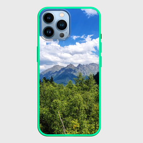 Чехол для iPhone 14 Pro Max с принтом Фото гор в Кировске,  |  | 