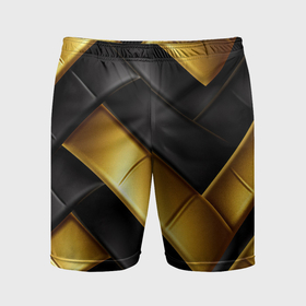 Мужские шорты спортивные с принтом gold black luxury в Белгороде,  |  | Тематика изображения на принте: 
