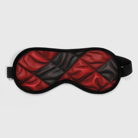 Маска для сна 3D с принтом red black luxury в Белгороде, внешний слой — 100% полиэфир, внутренний слой — 100% хлопок, между ними — поролон |  | Тематика изображения на принте: 