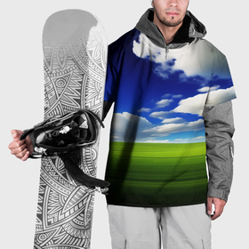 Накидка на куртку 3D с принтом windows пейзаж в Петрозаводске, 100% полиэстер |  | 