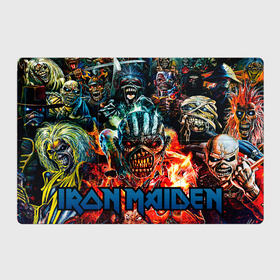 Магнитный плакат 3Х2 с принтом Iron Maiden all , Полимерный материал с магнитным слоем | 6 деталей размером 9*9 см | 