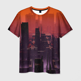 Мужская футболка 3D с принтом Секретный город в Белгороде, 100% полиэфир | прямой крой, круглый вырез горловины, длина до линии бедер | 