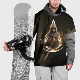 Накидка на куртку 3D с принтом Кредо убийцы   мираж в Новосибирске, 100% полиэстер |  | Тематика изображения на принте: 