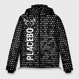 Мужская зимняя куртка 3D с принтом Placebo glitch на темном фоне: по вертикали в Новосибирске, верх — 100% полиэстер; подкладка — 100% полиэстер; утеплитель — 100% полиэстер | длина ниже бедра, свободный силуэт Оверсайз. Есть воротник-стойка, отстегивающийся капюшон и ветрозащитная планка. 

Боковые карманы с листочкой на кнопках и внутренний карман на молнии. | 