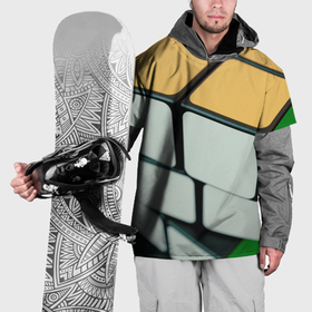 Накидка на куртку 3D с принтом Фото Кубика Рубика в Санкт-Петербурге, 100% полиэстер |  | 
