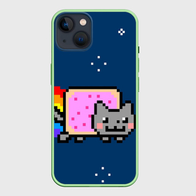 Чехол для iPhone 14 с принтом В стиле Nyan Cat в Тюмени,  |  | Тематика изображения на принте: 