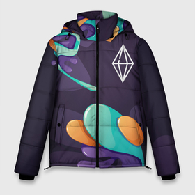 Мужская зимняя куртка 3D с принтом The Sims graffity splash в Тюмени, верх — 100% полиэстер; подкладка — 100% полиэстер; утеплитель — 100% полиэстер | длина ниже бедра, свободный силуэт Оверсайз. Есть воротник-стойка, отстегивающийся капюшон и ветрозащитная планка. 

Боковые карманы с листочкой на кнопках и внутренний карман на молнии. | 