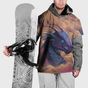 Накидка на куртку 3D с принтом Pathfinder dragon , 100% полиэстер |  | 