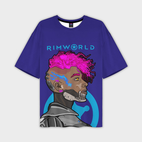 Мужская футболка oversize 3D с принтом RimWorld  персонаж в Кировске,  |  | Тематика изображения на принте: 