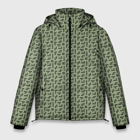 Мужская зимняя куртка 3D с принтом Brick game тетрис паттерн в Кировске, верх — 100% полиэстер; подкладка — 100% полиэстер; утеплитель — 100% полиэстер | длина ниже бедра, свободный силуэт Оверсайз. Есть воротник-стойка, отстегивающийся капюшон и ветрозащитная планка. 

Боковые карманы с листочкой на кнопках и внутренний карман на молнии. | Тематика изображения на принте: 