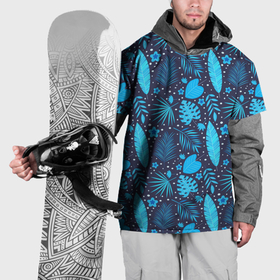 Накидка на куртку 3D с принтом Экзотические листья , 100% полиэстер |  | 