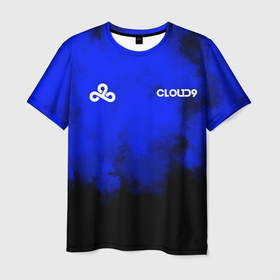 Мужская футболка 3D с принтом Форма Cloud9 в Санкт-Петербурге, 100% полиэфир | прямой крой, круглый вырез горловины, длина до линии бедер | Тематика изображения на принте: 