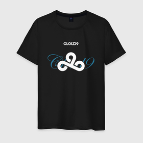 Мужская футболка хлопок с принтом Cloud9 art в Санкт-Петербурге, 100% хлопок | прямой крой, круглый вырез горловины, длина до линии бедер, слегка спущенное плечо. | Тематика изображения на принте: 