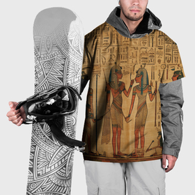 Накидка на куртку 3D с принтом Имитация папируса: арт нейросети в Тюмени, 100% полиэстер |  | 