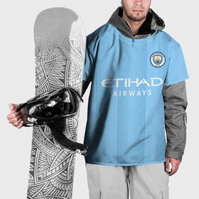 Накидка на куртку 3D с принтом Джек Грилиш Манчестер Сити форма 23 24 домашняя в Тюмени, 100% полиэстер |  | 