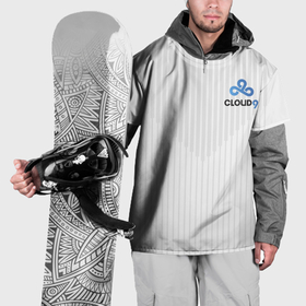 Накидка на куртку 3D с принтом Cloud9 white в Тюмени, 100% полиэстер |  | Тематика изображения на принте: 