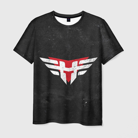 Мужская футболка 3D с принтом Heroic team , 100% полиэфир | прямой крой, круглый вырез горловины, длина до линии бедер | 