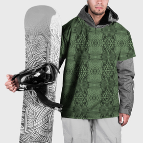 Накидка на куртку 3D с принтом Крокодиловый стиль в Кировске, 100% полиэстер |  | Тематика изображения на принте: 