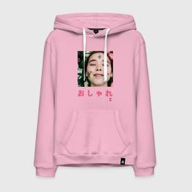 Мужская толстовка хлопок с принтом МоМо    Девушка на фоне цветов в Ухте, френч-терри, мягкий теплый начес внутри (100% хлопок) | карман-кенгуру, эластичные манжеты и нижняя кромка, капюшон с подкладом и шнурком | 