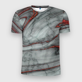 Мужская футболка 3D Slim с принтом Grey style pattern в Екатеринбурге, 100% полиэстер с улучшенными характеристиками | приталенный силуэт, круглая горловина, широкие плечи, сужается к линии бедра | 