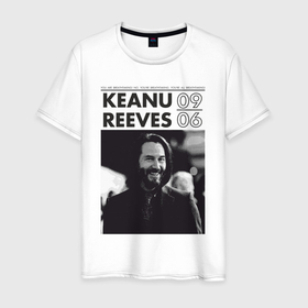 Мужская футболка хлопок с принтом Киану Ривз   Ты потрясающий в Екатеринбурге, 100% хлопок | прямой крой, круглый вырез горловины, длина до линии бедер, слегка спущенное плечо. | 