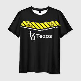 Мужская футболка 3D с принтом Team Vitality Bee в Тюмени, 100% полиэфир | прямой крой, круглый вырез горловины, длина до линии бедер | 