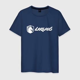 Мужская футболка хлопок с принтом Team Liquid art в Кировске, 100% хлопок | прямой крой, круглый вырез горловины, длина до линии бедер, слегка спущенное плечо. | 