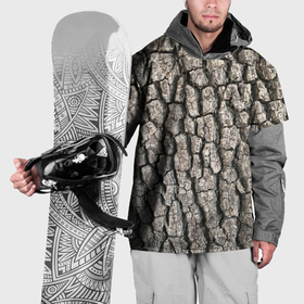 Накидка на куртку 3D с принтом кора дерева в Белгороде, 100% полиэстер |  | Тематика изображения на принте: 