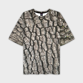 Мужская футболка oversize 3D с принтом кора дерева в Белгороде,  |  | Тематика изображения на принте: 