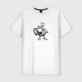 Мужская футболка хлопок Slim с принтом Рентген Мьюту в Кировске, 92% хлопок, 8% лайкра | приталенный силуэт, круглый вырез ворота, длина до линии бедра, короткий рукав | 