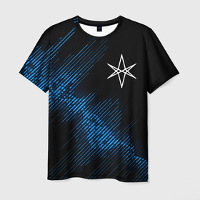 Мужская футболка 3D с принтом Bring Me the Horizon звуковая волна в Санкт-Петербурге, 100% полиэфир | прямой крой, круглый вырез горловины, длина до линии бедер | 