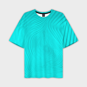 Мужская футболка oversize 3D с принтом Фантазия морской волны в Санкт-Петербурге,  |  | Тематика изображения на принте: 