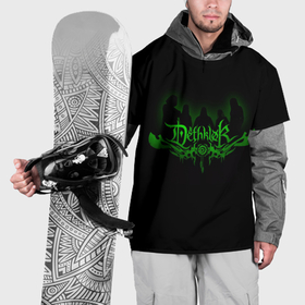 Накидка на куртку 3D с принтом Metalocalypse Dethklok green , 100% полиэстер |  | 