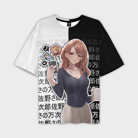 Мужская футболка oversize 3D с принтом Мияко Сайто   oshi no ko в Ухте,  |  | 