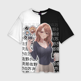 Женская футболка oversize 3D с принтом Мияко Сайто   oshi no ko в Тюмени,  |  | 