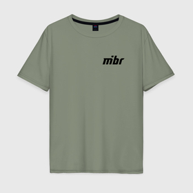 Мужская футболка хлопок Oversize с принтом Made in Brazil в Курске, 100% хлопок | свободный крой, круглый ворот, “спинка” длиннее передней части | 