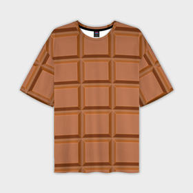 Мужская футболка oversize 3D с принтом Milk chocolate guy в Санкт-Петербурге,  |  | 