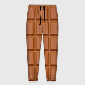 Мужские брюки 3D с принтом Milk chocolate guy в Екатеринбурге, 100% полиэстер | манжеты по низу, эластичный пояс регулируется шнурком, по бокам два кармана без застежек, внутренняя часть кармана из мелкой сетки | Тематика изображения на принте: 