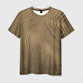 Мужская футболка 3D с принтом Фантазия в хаки в Тюмени, 100% полиэфир | прямой крой, круглый вырез горловины, длина до линии бедер | Тематика изображения на принте: 