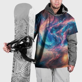 Накидка на куртку 3D с принтом Космические узоры необычные , 100% полиэстер |  | 